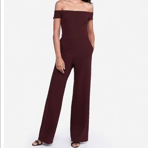 Burgundy Express Jumpsuit